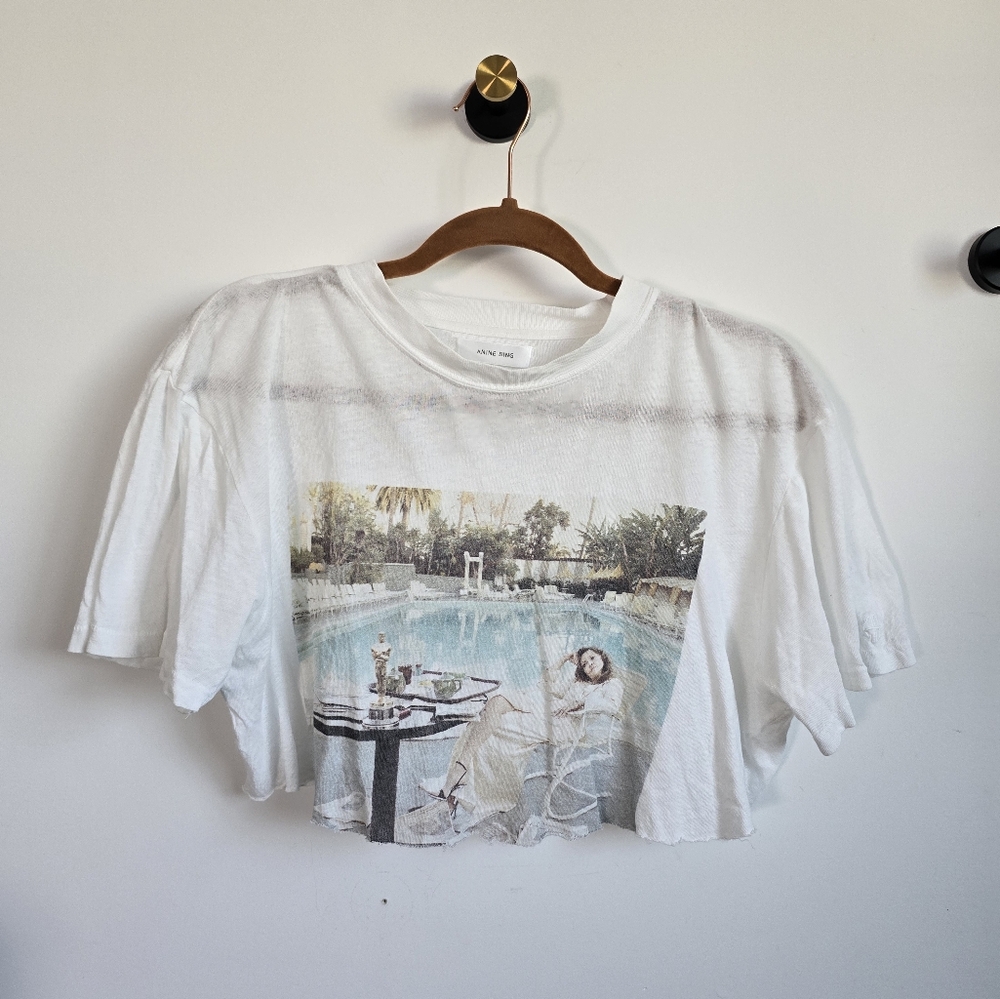 Cropped Anine Bing Tee